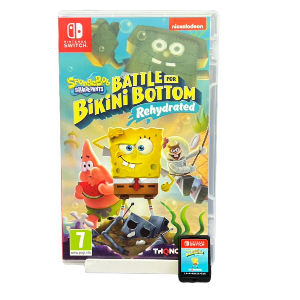 Pre Owned Spongebob Squarepants Battle For Bikini Bottom Rehydrated Switch Own Less